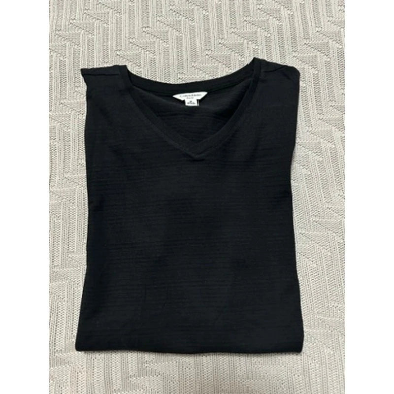Calvin Klein black slim fit tee size M