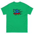 keith haring skateboarder t shirt vintage 80s tee