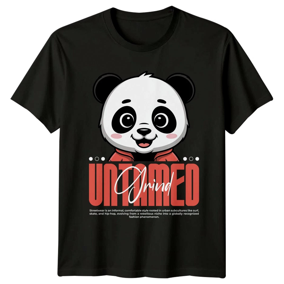Untamed Minded Streetwear Is An T-Shirt Panda Streetwear Birthday Gift For Him