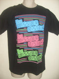 The Mission District mens/ladies neon pop T-shirt Small Medium Large 1980's