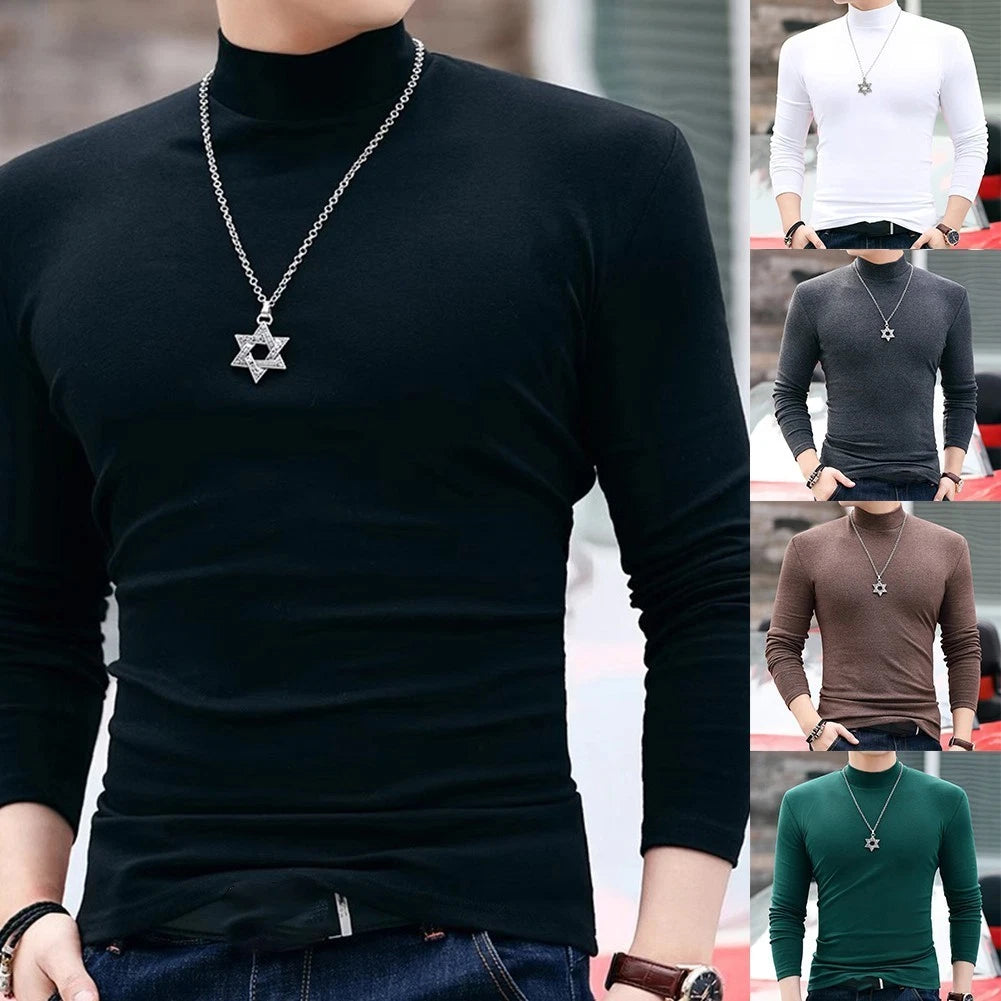 Shoulder Measurements Warm T-Shirt Long Sleeve Pullovers Brand New Casual Style,