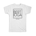 Gift T-Shirt : BERTIOGA Sao Paulo Square Modern Minimalist Font