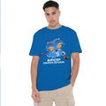 K-Pop Demon Hunters - Cute Derpy Tiger Cartoon Unisex T-Shirt, Royal Blue