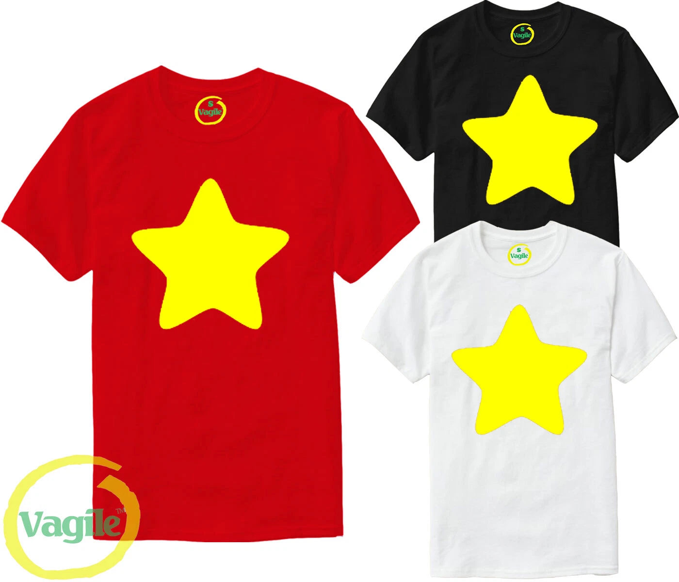 Steven Universe Yellow Star T-Shirt Jap Cartoon Comedy Gem Cookie Cat Gift Tee