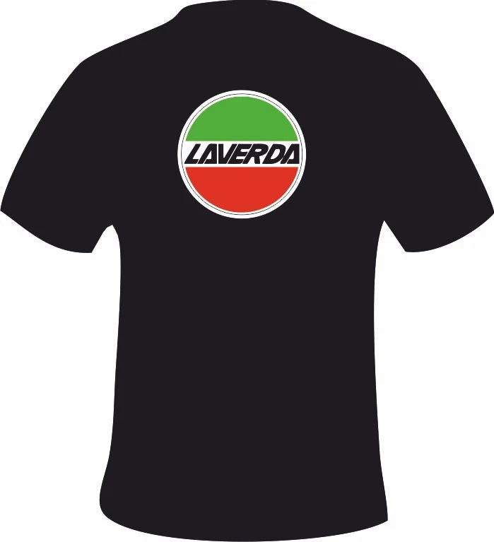Laverda Jota Retro Round  Style Motorcycle Printed T Shirt in 6 Sizes