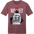 NEW ART SOCIETY MJ MINDSET VOL. 1 HEATHER CARDINAL TEE SHIRT SM-4XL MADE IN USA