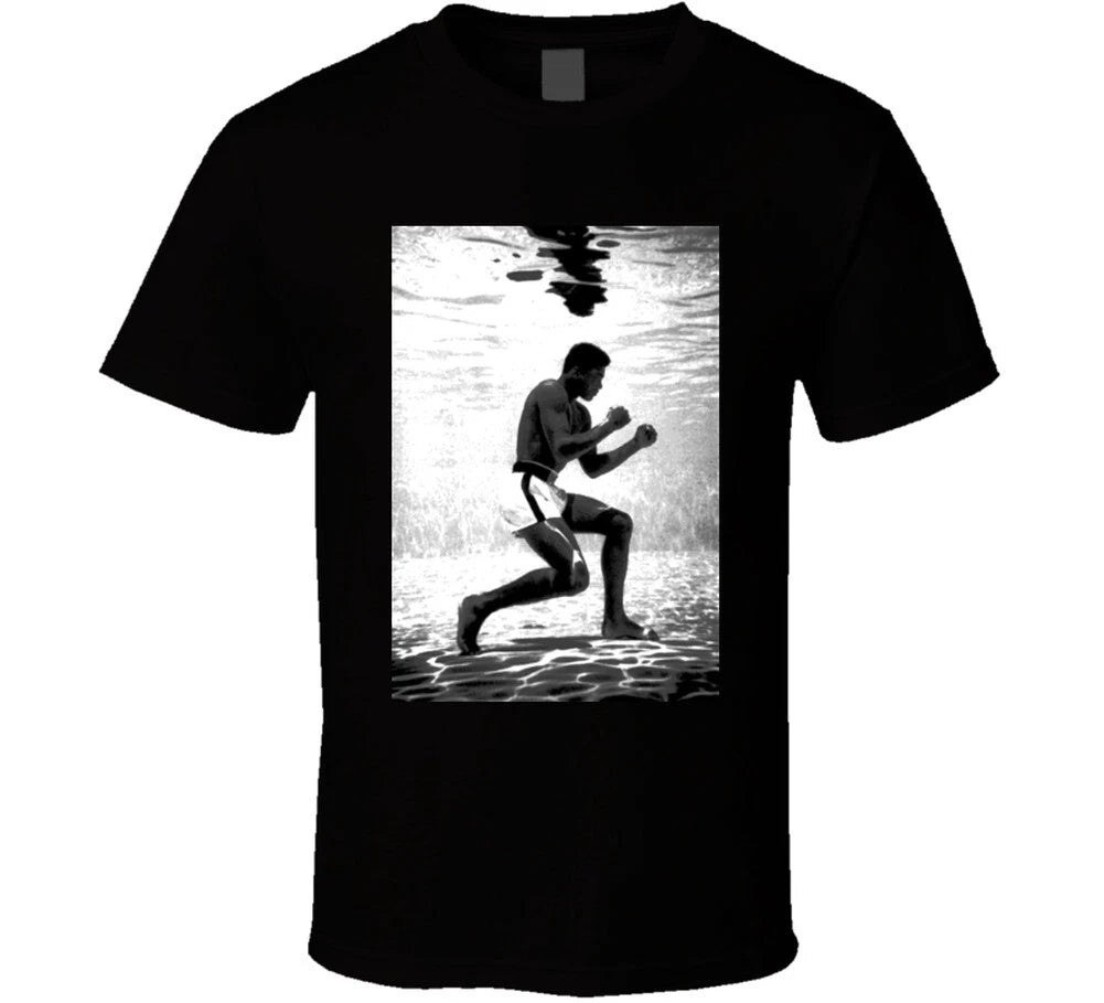 Muhammad Ali Under Water Training Boxing T Shirt