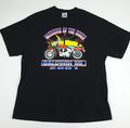 Vintage Y2K Blessing Of The Bikes 2001 Baldwin MI Shirt Motorcycle Rare Vtg 01