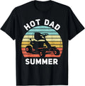Hot Dad Summer Funny Lawn Care Dad Zero Turn Mower Gift Unisex T-Shirt