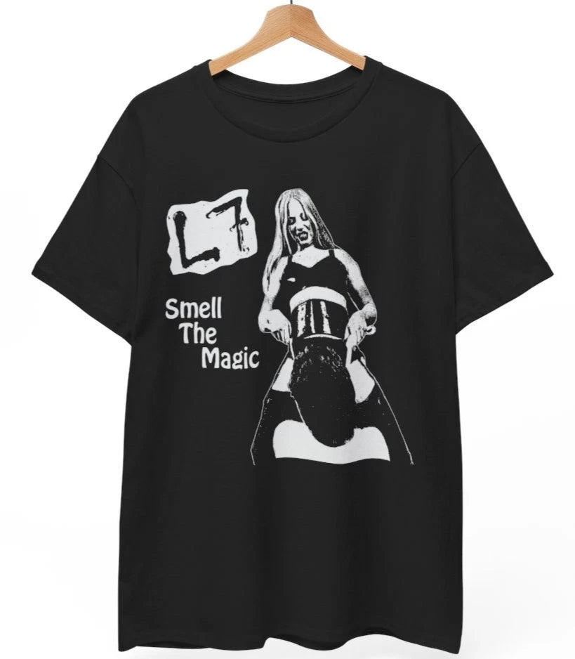 L7 T-Shirt Smell The Magic Grunge Alternative Metal 90s Unisex Tee