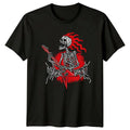 Death Metal Skeleton Guitar Metal Music Mens T-Shirt Womens Tee Graphic Top