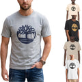 Timberland Mens T Shirts Kennebec River Tree Logo Casual Cotton Regular Fit Tee