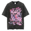 Japanese Anime NANA T-Shirt Vintage Washed Harajuku Graphic Tee Unisex S-XXXL