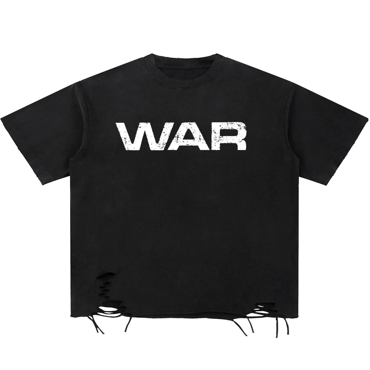 War Destroyed Distressed Vintage Shirt Streetwear Y2K