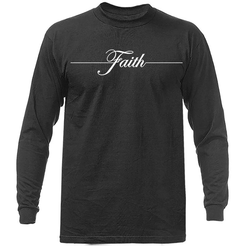 Faith Christian Religious God Bible Church Jesus Christ Long Sleeve