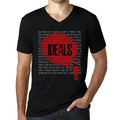 Men's Graphic T-Shirt V Neck Thoughts Ideals Eco-Friendly Limited Edition
