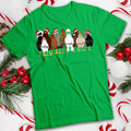 Funny Ugly Mens and Womens Chicken In Santa Hats Christmas T-Shirt Tee #MC