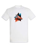 Abstract Triangles T-Shirt Random Abstract Art Colourful Forms Shape Old School