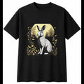Flemish Giant Rabbit in Moonlight Botanical Mens T-Shirt Cute Kawaii Adorable