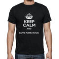 Men's Graphic T-Shirt Keep Calm And Love Punk Rock Eco-Friendly Limited Edition