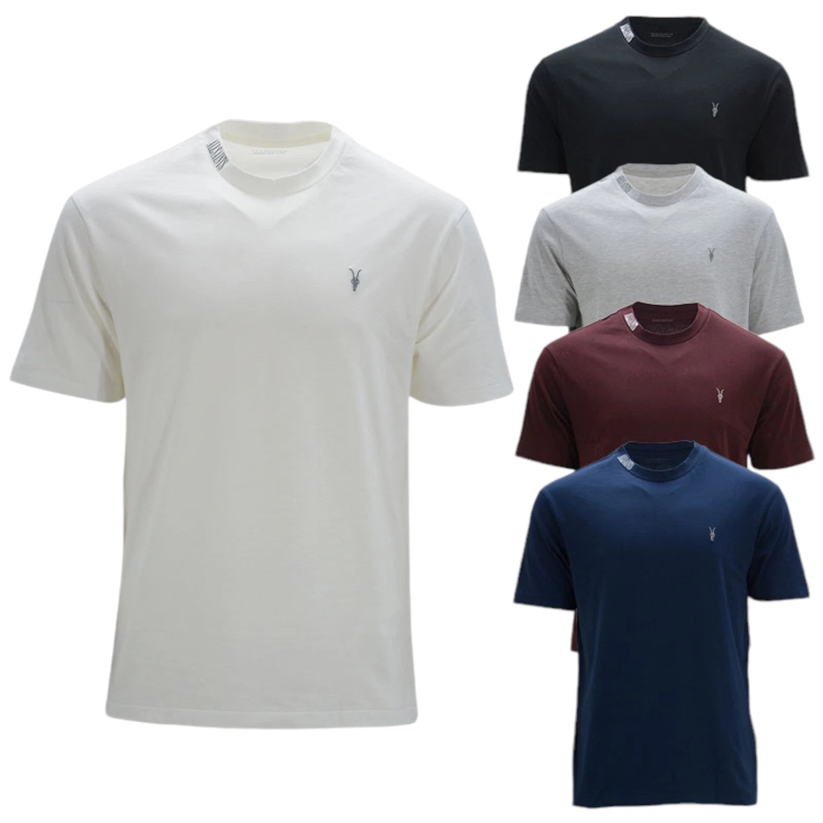 All Saints Mens T Shirts Short Sleeve Cotton Tee Top Crew Neck Casual T Shirts