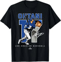 Number and Portrait Shohei Ohtani Los Angeles MLBPA T-Shirt