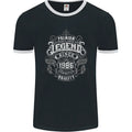 Premium Legend 40th Birthday 1986 Mens Ringer T-Shirt FotL