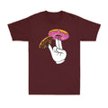 I Dirty Donuts Hand Humor Adult Sexy Donuts Lovers Men's Short Sleeve T-Shirt