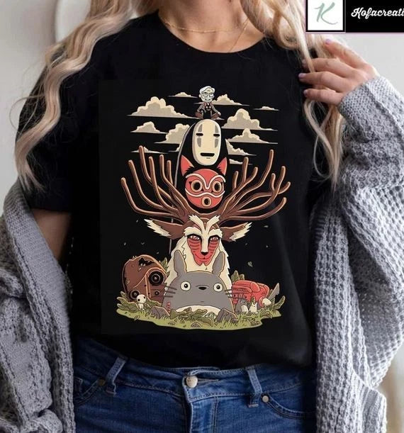 Vintage Studio Ghibli Spirited Away T-shirt