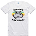 Mens T Shirt Funny Hippo Novelty Slogan 100% Cotton Tee