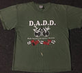 Vtg DADD Dads Against Daughters Dating Faded Paint Shirt M Funny Joke Grunge 90s
