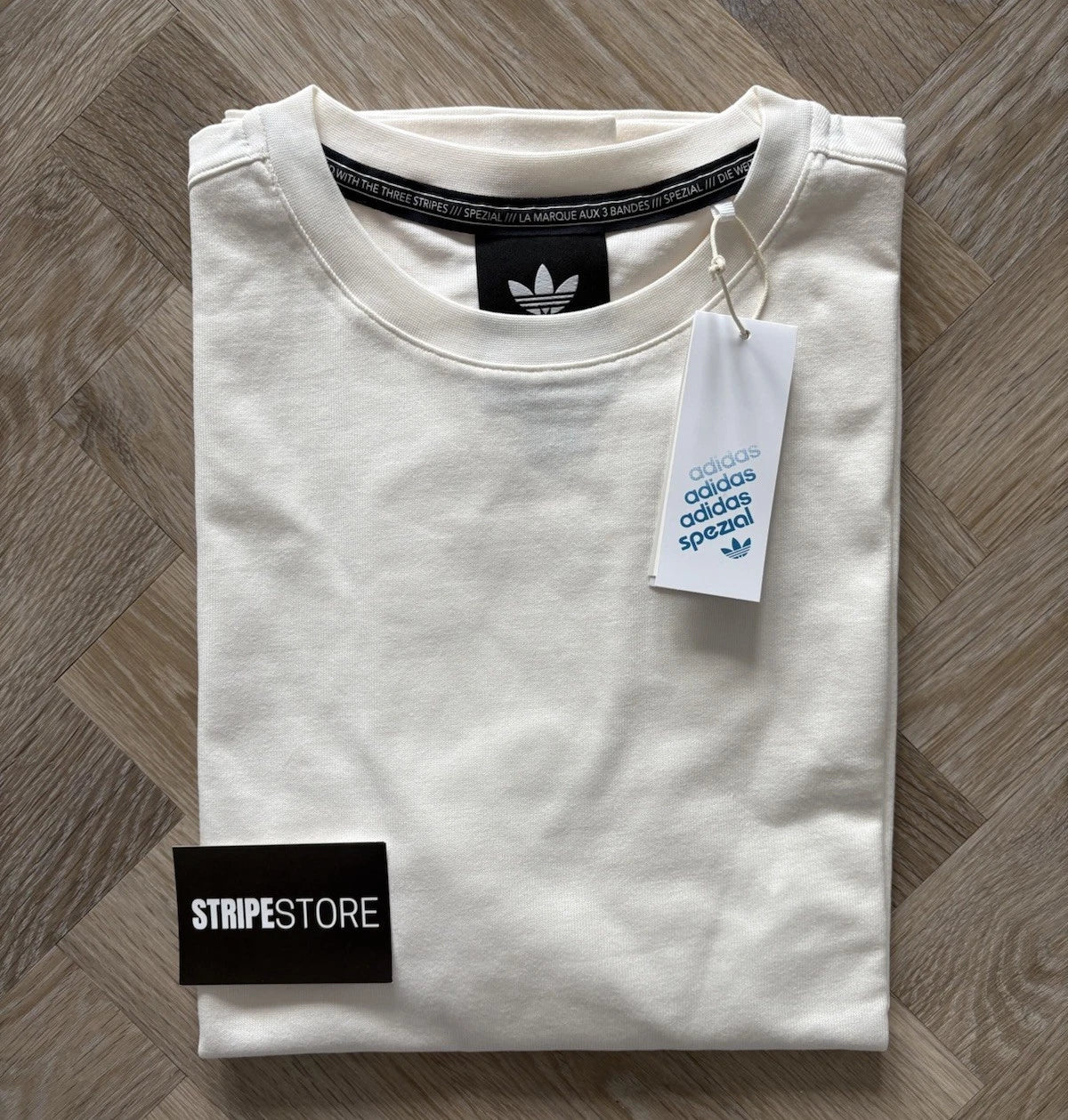 ADIDAS SPZL MOD T SHIRT SPEZIAL WHITE TEE SS26 KF6813 - MEDIUM 24" - BNWT