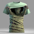 Optical Illusion Zombies 3D T Shirt Short Sleeve All sizes