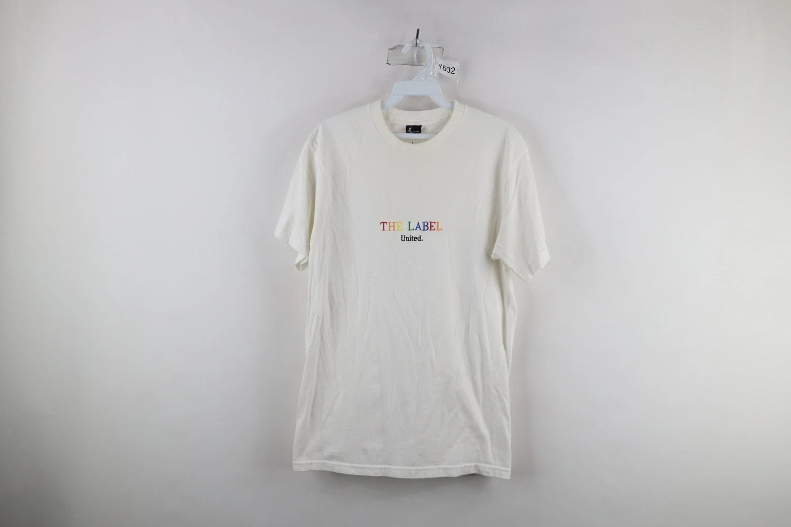 Afficials The Label Streetwear Mens M Rainbow Spell Out United Pride T-Shirt