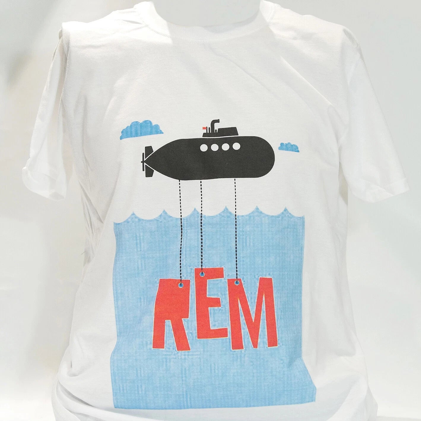 R.E.M. Indie Rock Short Sleeve White Unisex T-shirt S-3XL