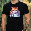 Mens Grumpy Cat Print Cotton T-Shirt Size XS to 5XL