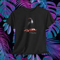 Resident Evil Zombie Crow Graphic T-Shirt Horror Game Goth Blood Art Tee