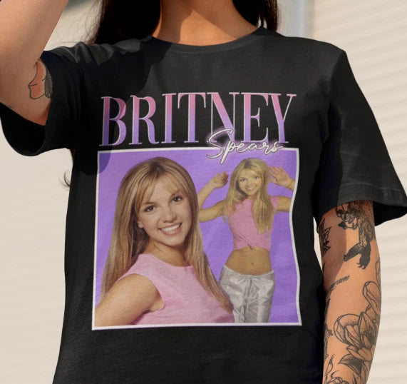Britney Spears Rap Vintage T-Shirt Best Gift Trap T Shirt TShirt Tee Man Woman