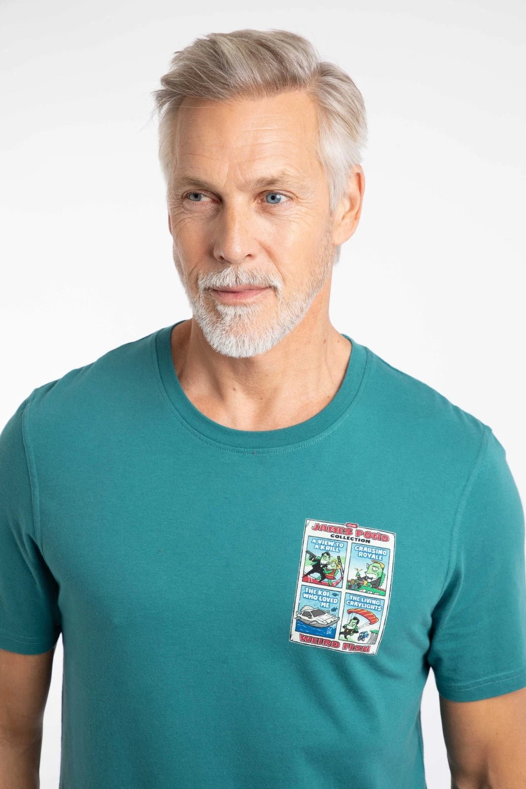 Weird Fish James Pond Back Print Artist T-Shirt