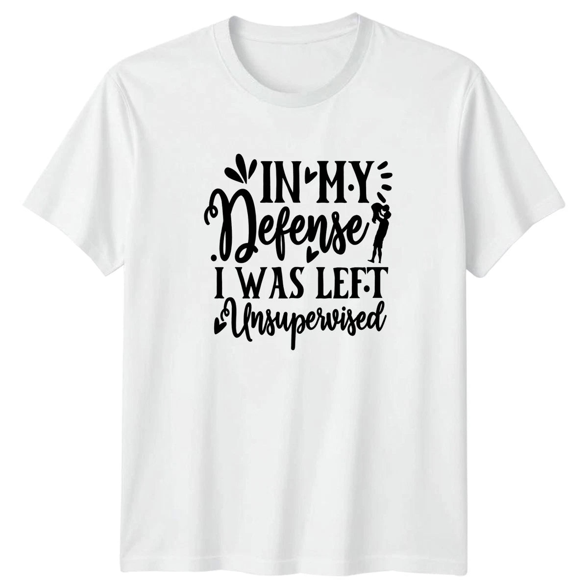 In My Defense I Was T-Shirt Sarcastic Slogans Humor Birthday Gift For Him