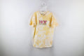 Vintage 90s Streetwear Mens Large Acid Wash Spell Out Hot Colours T-Shirt USA