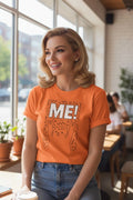ME! Cat Illustration T-Shirt | Cute Raised Paw Kitty Tee