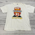 Vintage Street Rod Custom White Graphic T Shirt Men Size Large