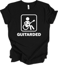 Funny Guitar Humor Design - Guitarded Joke, Music Lover Gift Idea T-shirt