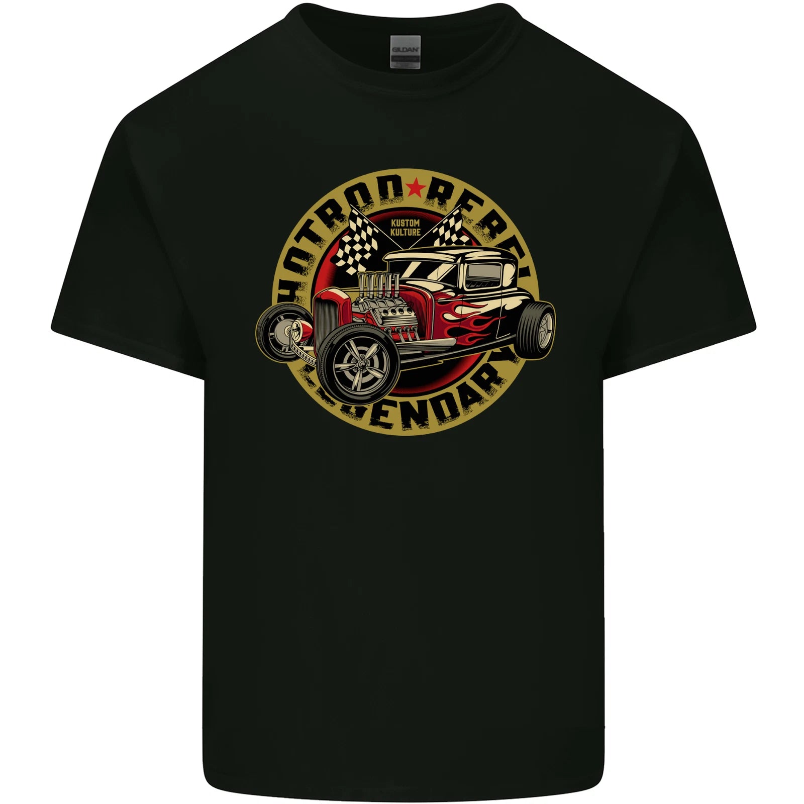 Hot Rod Rebel Legendary Mens Light Cotton T-Shirt