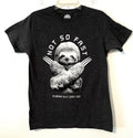 Alabama Gulf Coast Zoo Size S Sloth "Not So Fast" Gray Short Sleeve T Shirt
