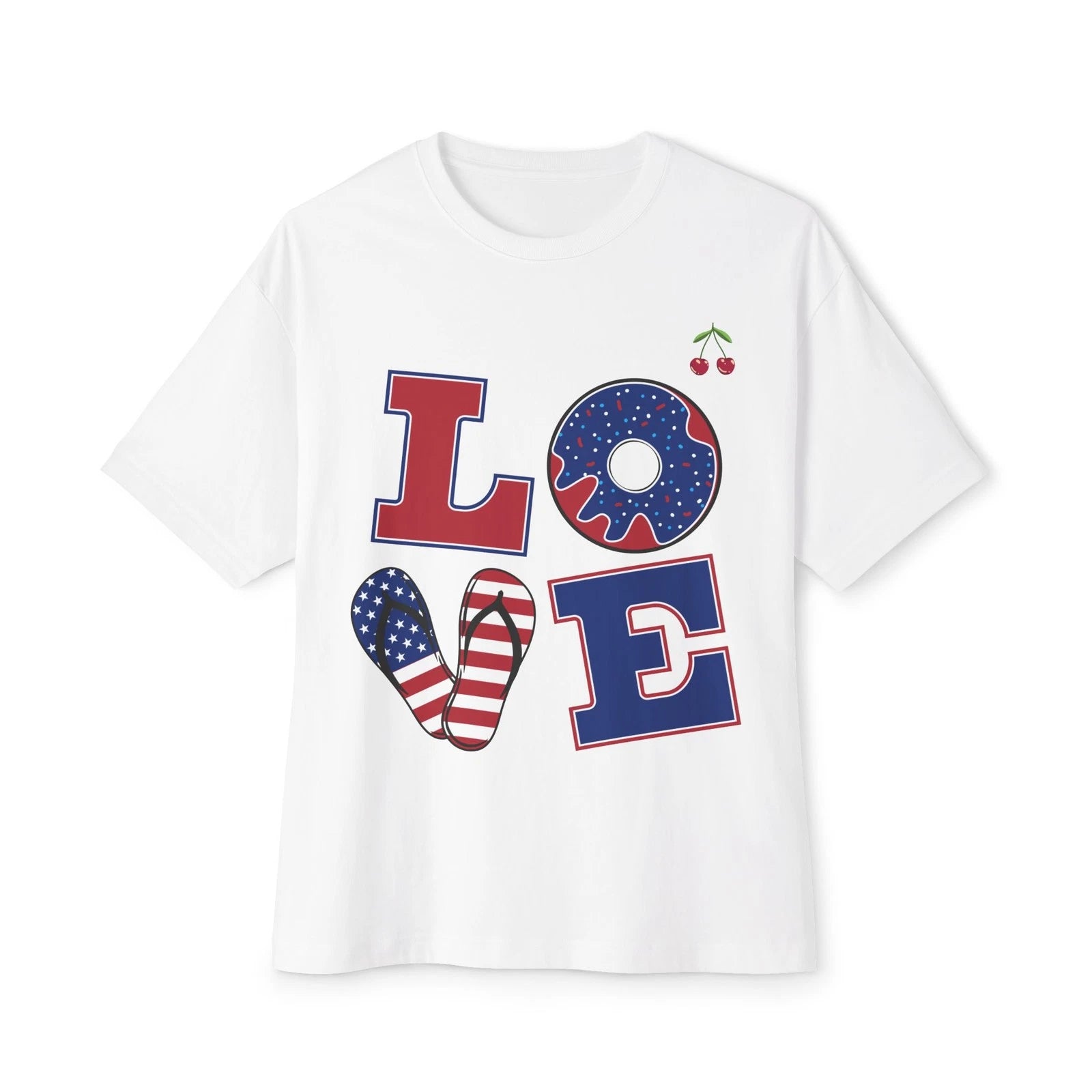 Love Unisex Tee, Heart Graphic Shirt, Oversized Boxy T-shirt, Valentine's Day