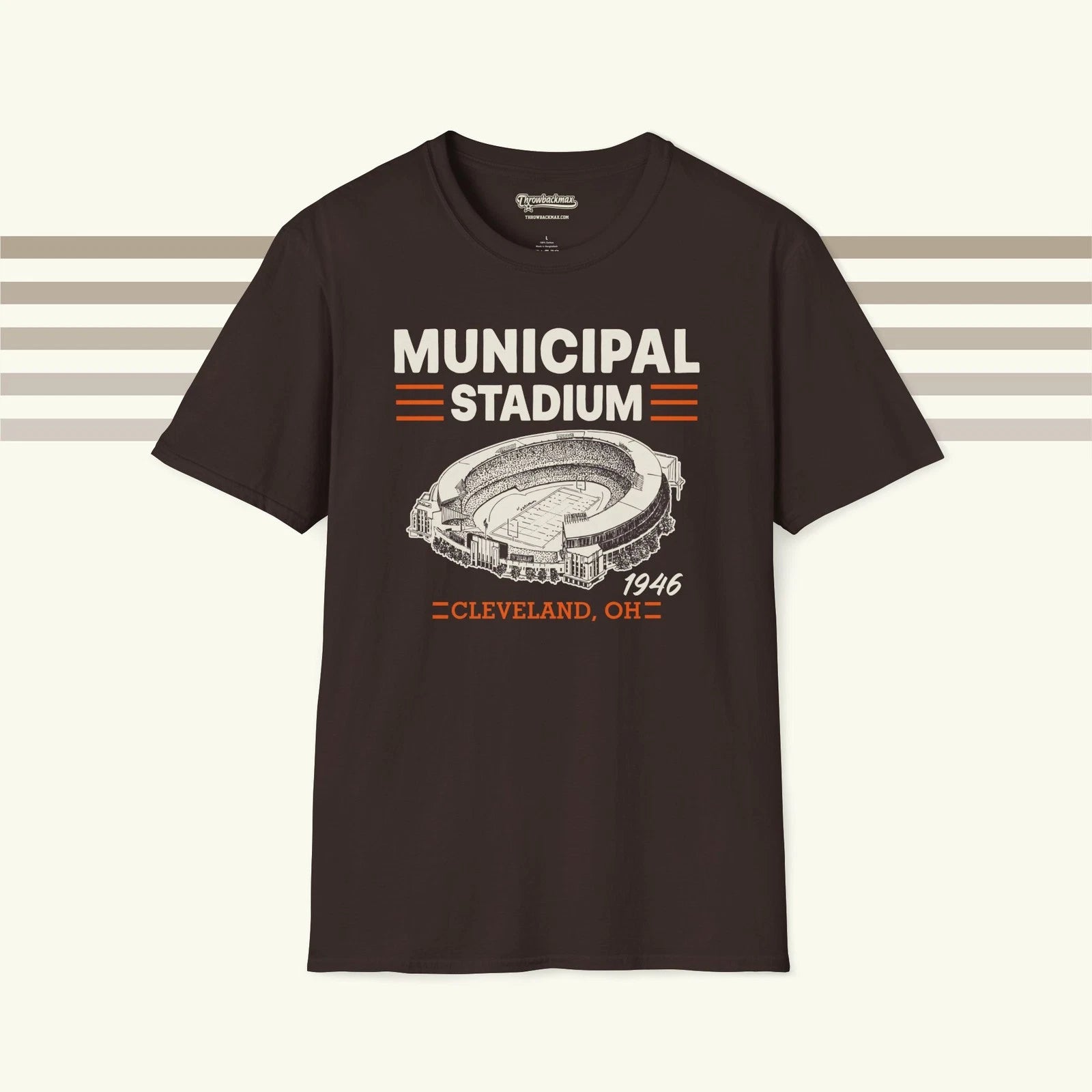 Municipal Stadium 1946 Premium T-Shirt - Cleveland Browns Football