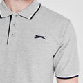 SLAZENGER TIPPED PIQUE POLO SHIRT T SHIRT GOLF TENNIS S M L XL XXL 2XL 3XL 4XL