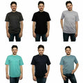 Urban fit Men Henley T-Shirt Plain Short Sleeve Grandad Collar Top Summer-(2073)